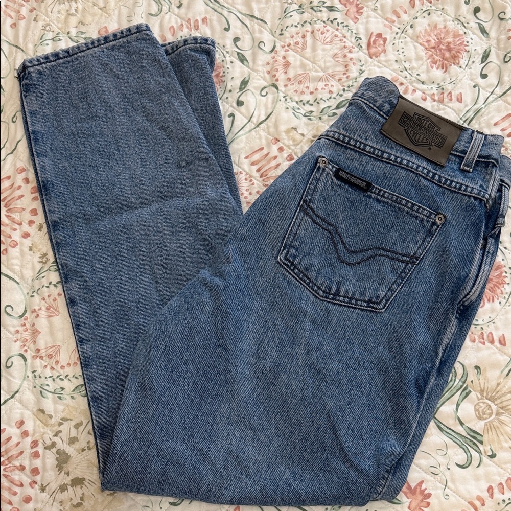 Harley Davidson Blue Jeans